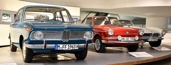 BMW Museum, Wechselausstellung '100 Meisterstcke': die neue Klasse