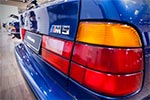 BMW M5 touring, Rücklicht und M5 Logo auf der Heckklappe