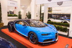 Bugatti Chiron, der aktuell stärkste Serien-Sportwagen. Essen Motor Show 2017.
