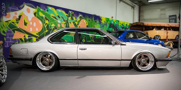 BMW 635CSi (E24) in Polaris Silber, ausgestellt in der tuningXperience, Essen Motor Show 2017.