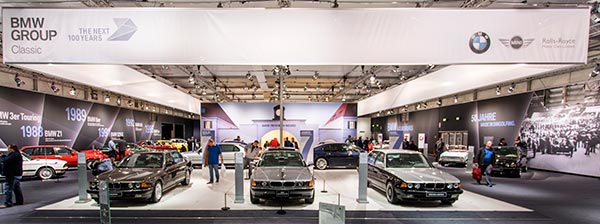 BMW Group Classic Messestand, Techno Classica 2017