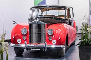 Rolls-Royce Silver Wraith Freestone und Webb Limousine, ausgestellt auf der Techno Classica 2017