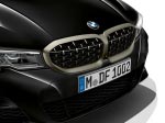 BMW M340i xDrive Limousine, Stirnflächen der BMW Niere in Ceriumgrau metallic.