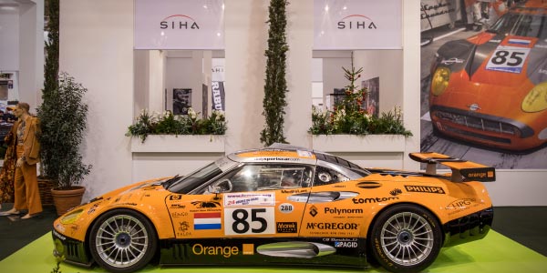 Spyker C8 GT2R auf der Essen Motor Show 2018, S.I.H.A. Sonderausstellung 'Supersportwagen' in Halle 1