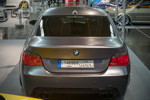 BMW 530d (Modell E60), mit M5 Heck-Optik mit 4 Auspuffblenden, breitere VA-Kotflügel
