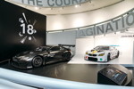 Sonderausstellung im BMW Museum 'BMW Art Cars | How a vision became reality.' BMW Art Car #18 von Cao Fei und BMW Art Car #19 von John Baldessari.