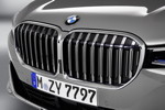 BMW 750Li xDrive (G12 LCI), neue, um 40 Prozent vergrösserte einteilige Niere