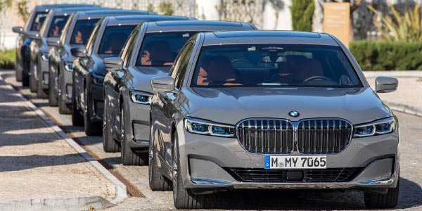 BMW 750Li xDrive (G12 LCI), int. Presse Vorstellung in Portugal Ende Mrz 2019