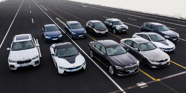 Die elektrifizierten Fahrzeuge der BMW Group