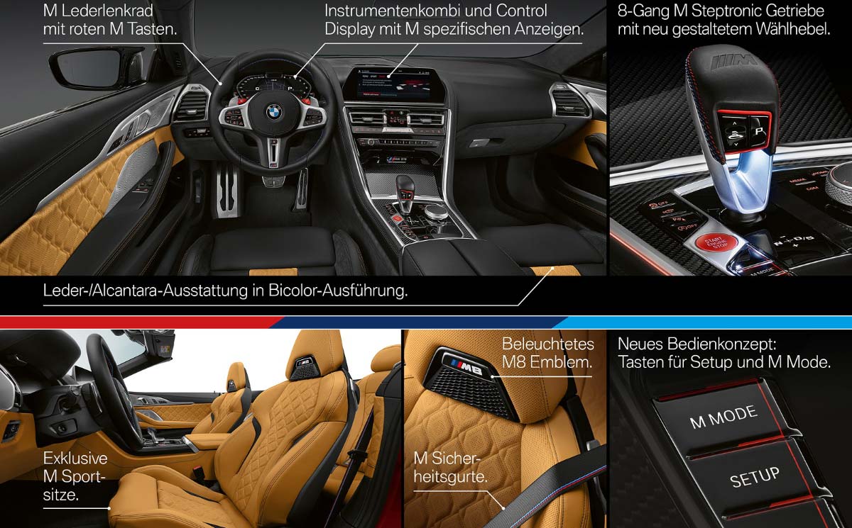 BMW M8 Coupe und BMW M4 Cabrio - Highlights