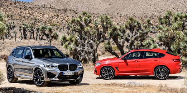 Der neue BMW X3 M Competition (Modell F97) und der neue BMW X4 M  Competition (Modell F98)