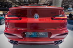 BMW Alpina XD4 in Flamencorot Brillanteffekt auf der IAA 2019.