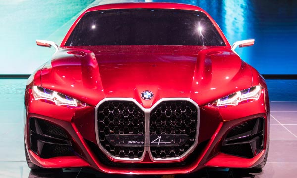 Weltpremiere auf der IAA 2019: das BMW Concept mit auffllig groer Niere