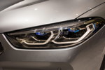 BMW M850i Gran Coupé auf der IAA 2019, LED-Scheinwerfer, optional mit Laserlicht.