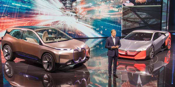 BMW Vorstandsvorsitzender Oliver Zipse bei der BMW Group Pressekonferenz, IAA 2019 in Frankfurt.