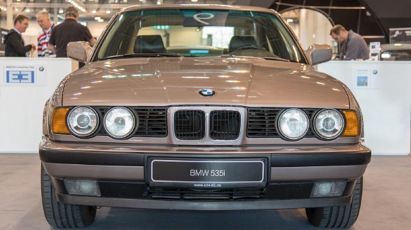 BMW 535i (E34) von Jürgen Galter, ausgestellt von der BMW 5er E34 IG, Techno Classica 2019.