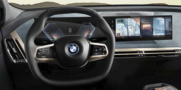 Der erste BMW iX, Interieur.