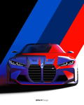 Die neue BMW M3 Limousine - Design Skizze