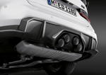 Die neue BMW M3 Competition Limousine, M Perfomance Abgasanlage Titan
