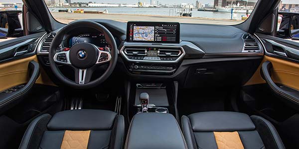 Der neue BMW X3 M Competition, Interieur vorne
