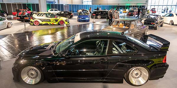 BMW 330Cd Coupé (E46), ausgestellt in der Sondershow 'TuningXperience' auf der Essen Motor Show 2021.