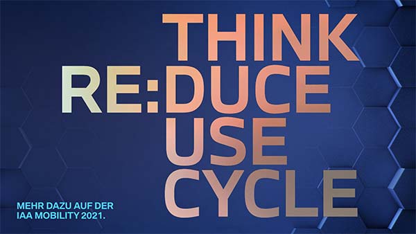 Think, Re:duce, Re:use, Re:cycle.