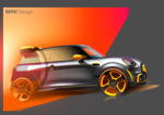 MINI Electric Pacesetter inspired by JCW, Designskizze