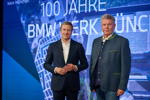100 Jahre BMW Werk Mnchen, Oliver Zipse, Vorsitzender des Vorstands der BMW AG, und Dieter Reiter, Oberbürgermeister Stadt München.