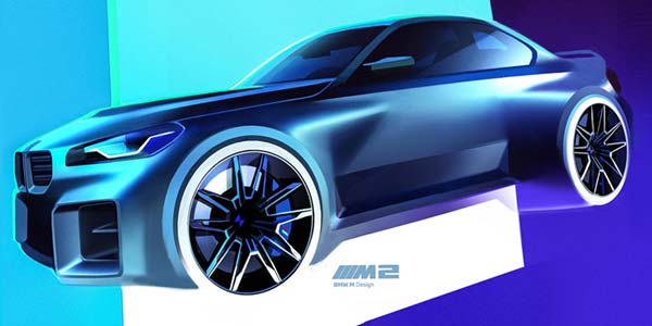 Der neue BMW M2 - Designskizze