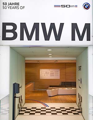 BMW Museum: Sonderausstellung 50 Jahre BMW M, Start des Rundgangs