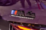 Essen Motor Show 2022: BMW M4 Competition, Typschild am Heck