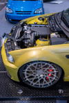 BMW M3 in der tuningXperience, Essen Motor Show 2022, Motor neu aufgebaut, 'F-Town' Edelstahlanlage Abgasanlage, 'Supersprint' Krümmer