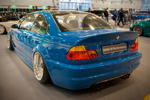 BMW M3 in der tuningXperience, Essen Motor Show 2022, mit CSL Heckklappe, Carbon Heckdiffusoreinsatz