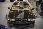 BMW 740Li in der tuningXperience, Essen Motor Show 2022, 'US'-Blnker vorne, Alpina Frontschürze, Chromgrill