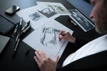 Der neue BMW iX3 50 xDrive - Design Skizze