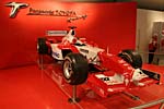 Pansonic Toyota Formel 1 Rennwagen in Halle 2