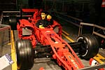 aus Lego-Steinen gebauter Formel-Rennwagen