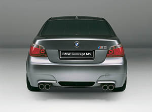 BMW Concept M5, vorgestellt auf dem Genfer Salon 2004