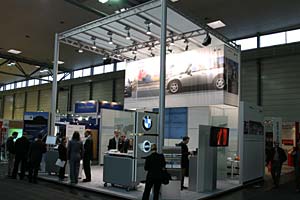 BMW Recruiting Stand auf der CeBIT 2004 in Hannover