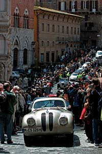 Mille Miglia 2004: BMW 328 Mille Miglia Coup in Siena