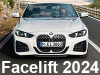 Das neue BMW 4er Coupé, das neue BMW 4er Cabrio. Facelift 2024.