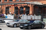 7-forum.com Jahrestreffen 2013: zwei BMW 7er-Modelle der jüngsten Generation F01/F01