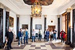 F&uuml;hrung durch das Schloss Nordkirchen, das gro&szlig;e Vestib&uuml;hl