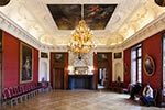 Jupitersaal im Schloss Nordkirchen, aufgrund der Deckemalerei auch Herkules Zimmer genannt.