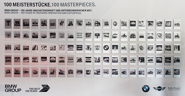 Sonderausstellung '100 Meisterst&uuml;cke' im BMW Museum in M&uuml;nchen