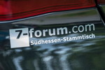 Südhessen-Stammtisch Aufkleber auf dem BMW 740d xDrive (F01 LCI) von Karl-Heinz ('fuat')