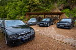 150. Treffen der 7er BMW Freunde Südhessen: BMW 745Li (E66) von André ('ACS highliner') vor drei E38iger 7ern