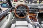 Rhein-Ruhr-Stammtisch im Mai 2025: BMW 735i (E32) von Dirk 'e32 Liebhaber'), jetzt mit neuem Holz-Lenkrad